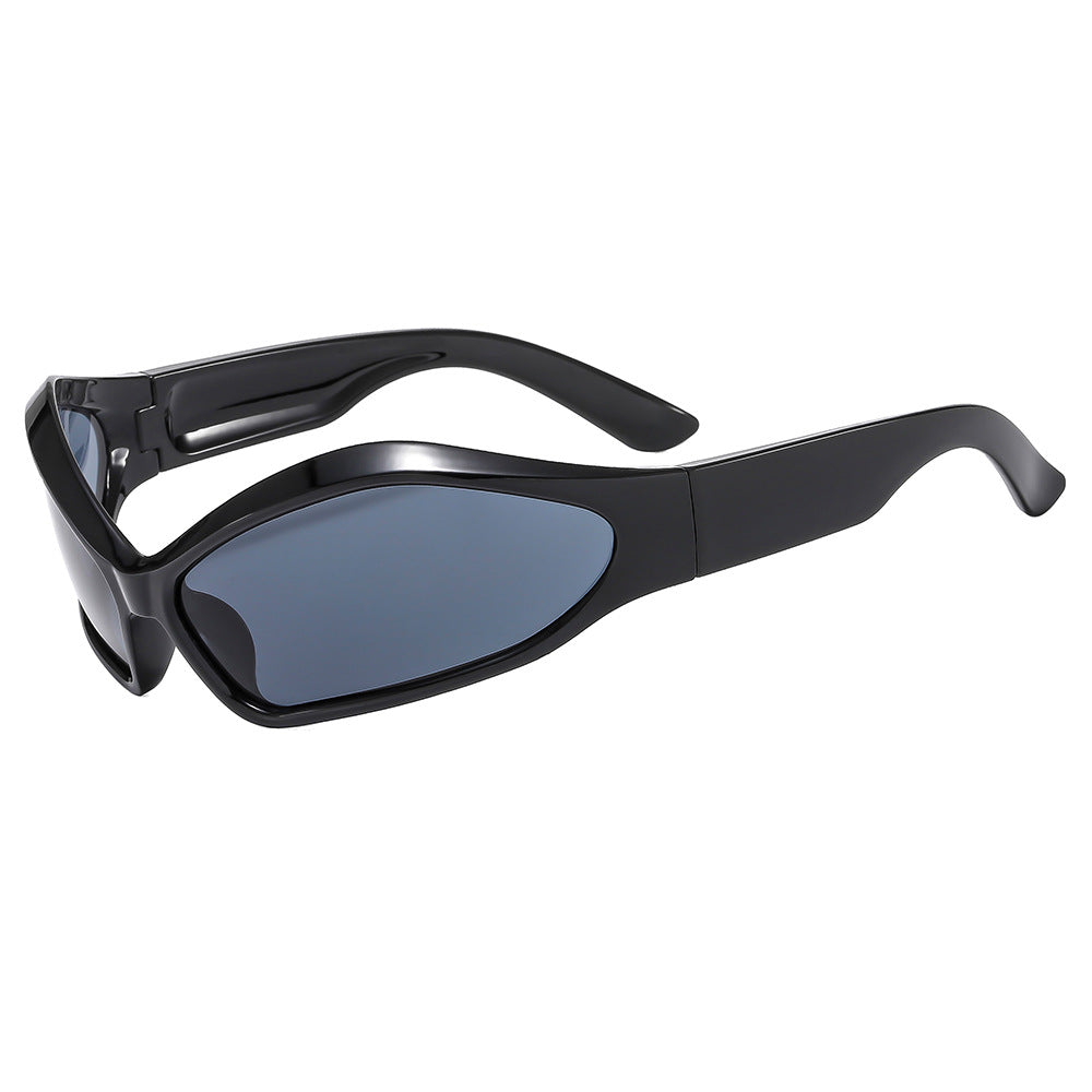 Wholesale Y2K Personalized Oval Color Matching PC Sunglasses